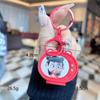 Nezha Luminous TV Keychain with Light - Student Backpack Pendant Ornament.