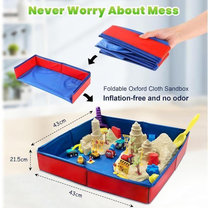 Hračka - CROSOFMI - Magický písek - 2 Knihy - Skládací pískoviště - Smíšené 3 roky+