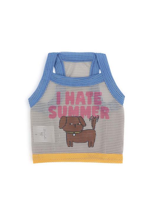 

MONCHOUCHOU I HATE SUMMER Mesh Top Beige XL