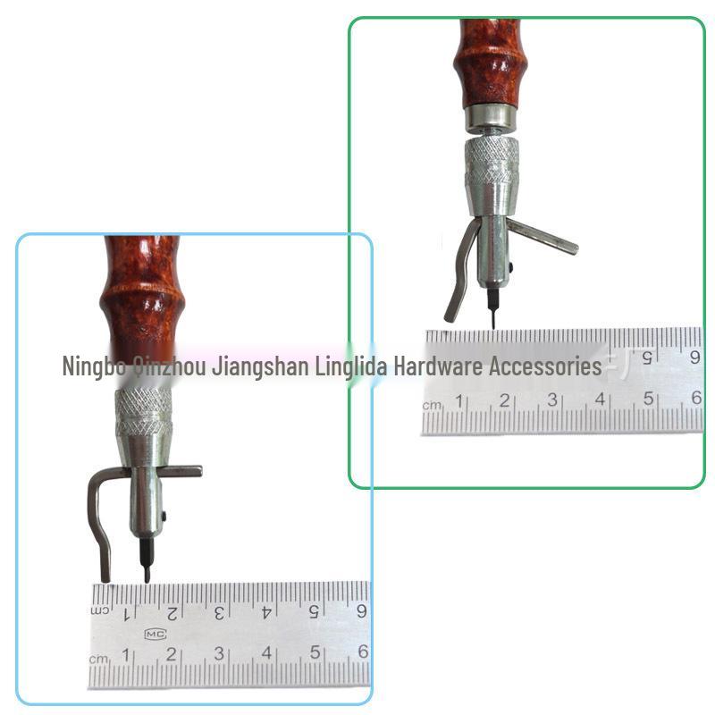7-in-1 Leather Crafting Tool: Groover, Skiver, Creaser, Edge Liner, and More