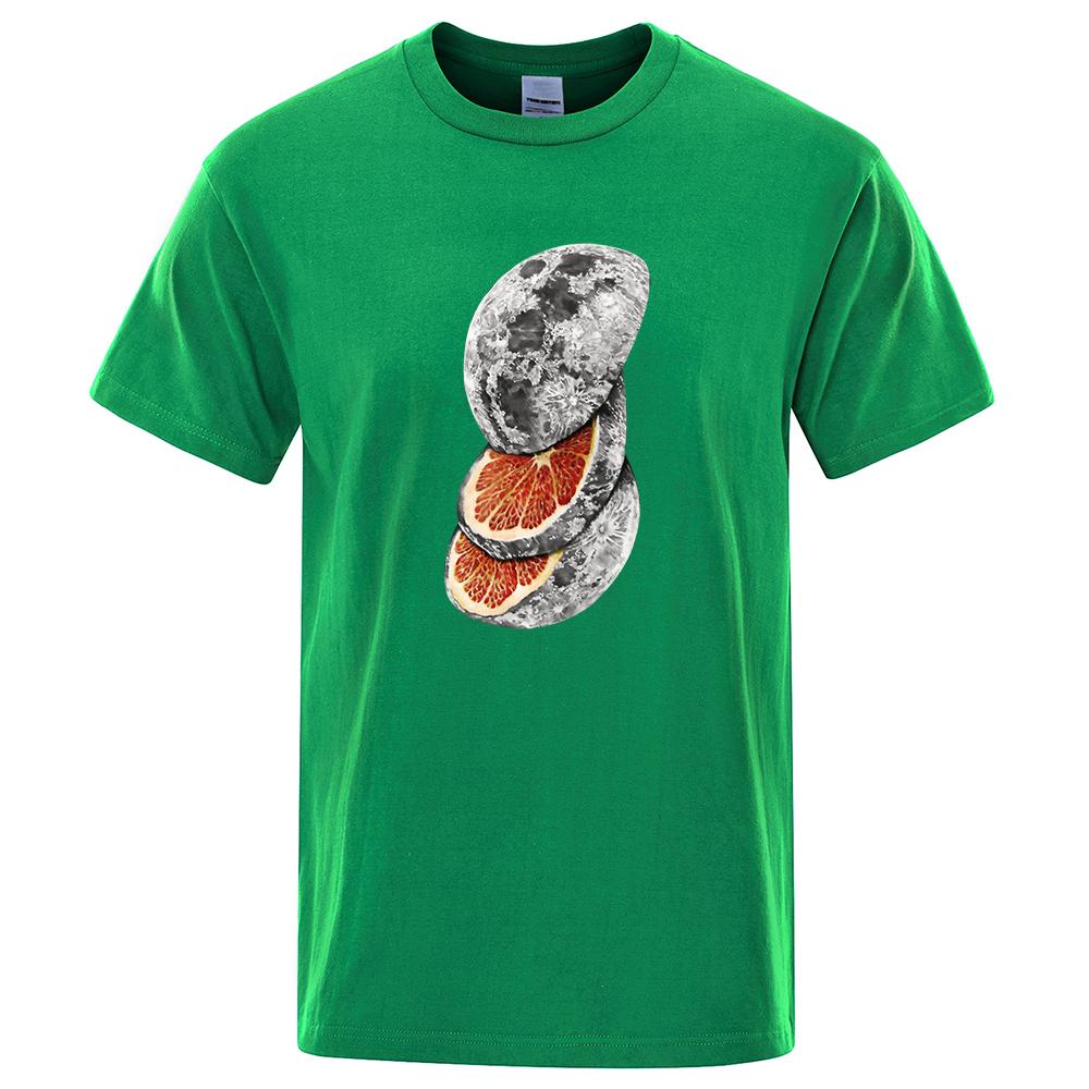 Sliced Planet Fruit Brand T-Shirts Men Women Fashion Breathable Clothing Summer Cotton Tshirt Hip Hop Loose Oversized T-Shirt
