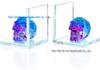 Creative Crystal Bookends for Study Rooms - Stylish Desk Accessories and Home Decor