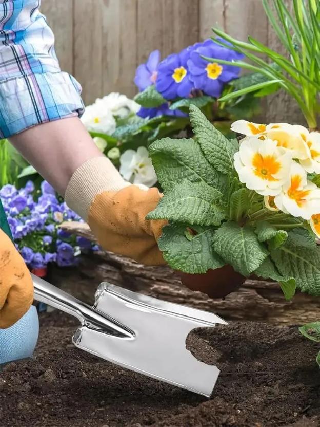 Stainless Steel Thickened Shovel For Vegetable Cultivation And Garden Art Tools