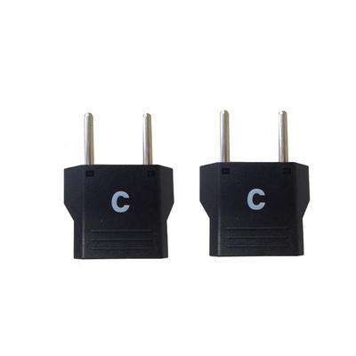 Kashimura Übersee-Steckdosenadapter Typ C Set mit 2 Stück NTI-157