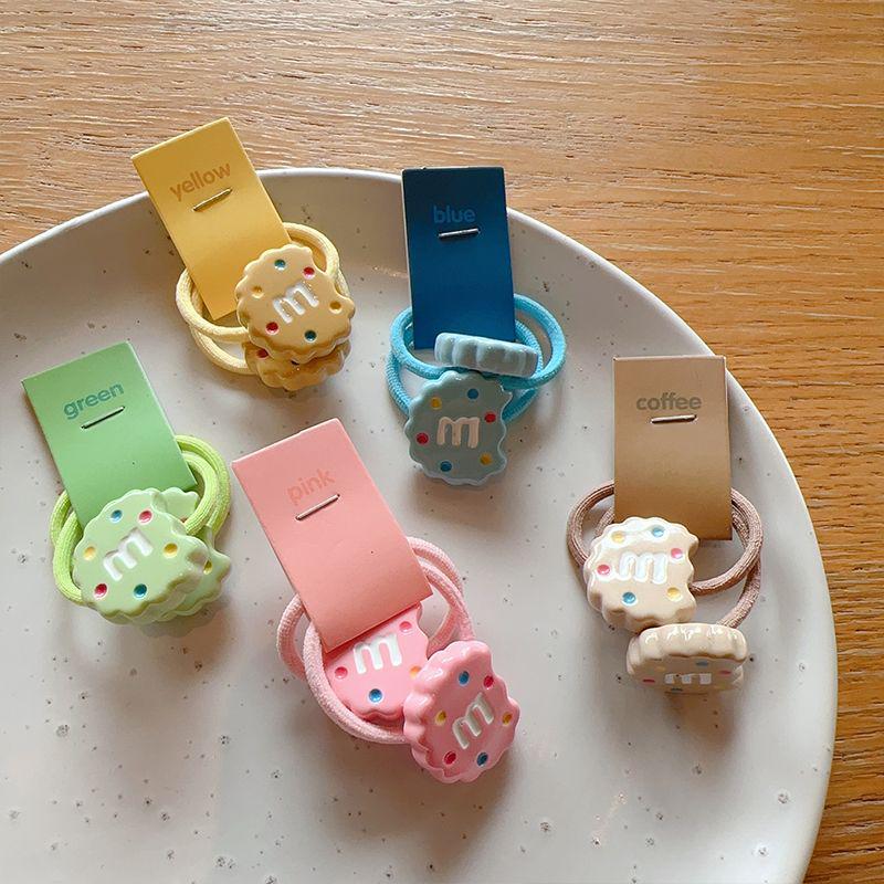 Children's Cute Candy Biscuit Elastic Hair Ties - Baby Hair Accessories