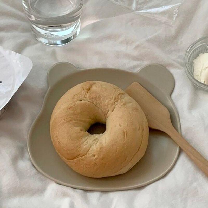 Elegant Table My Bear Bear Plate (2 Colors Breakfast Menu Home Cafe Gift)