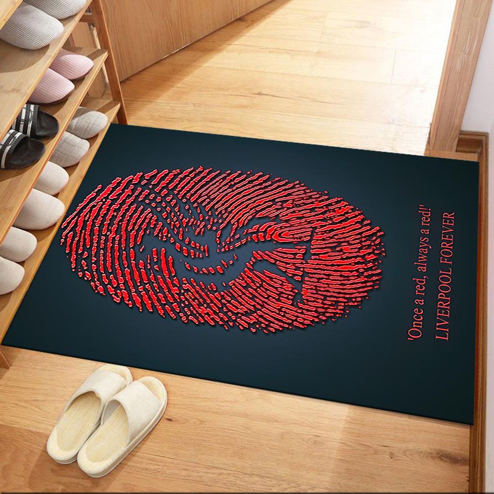 Liverpool Football Club Floor Mat Design For Playrooms Balcony Decorate Room Dormitory Antislip Rug Anime Office Decor Perfect Gift For Womenmen
