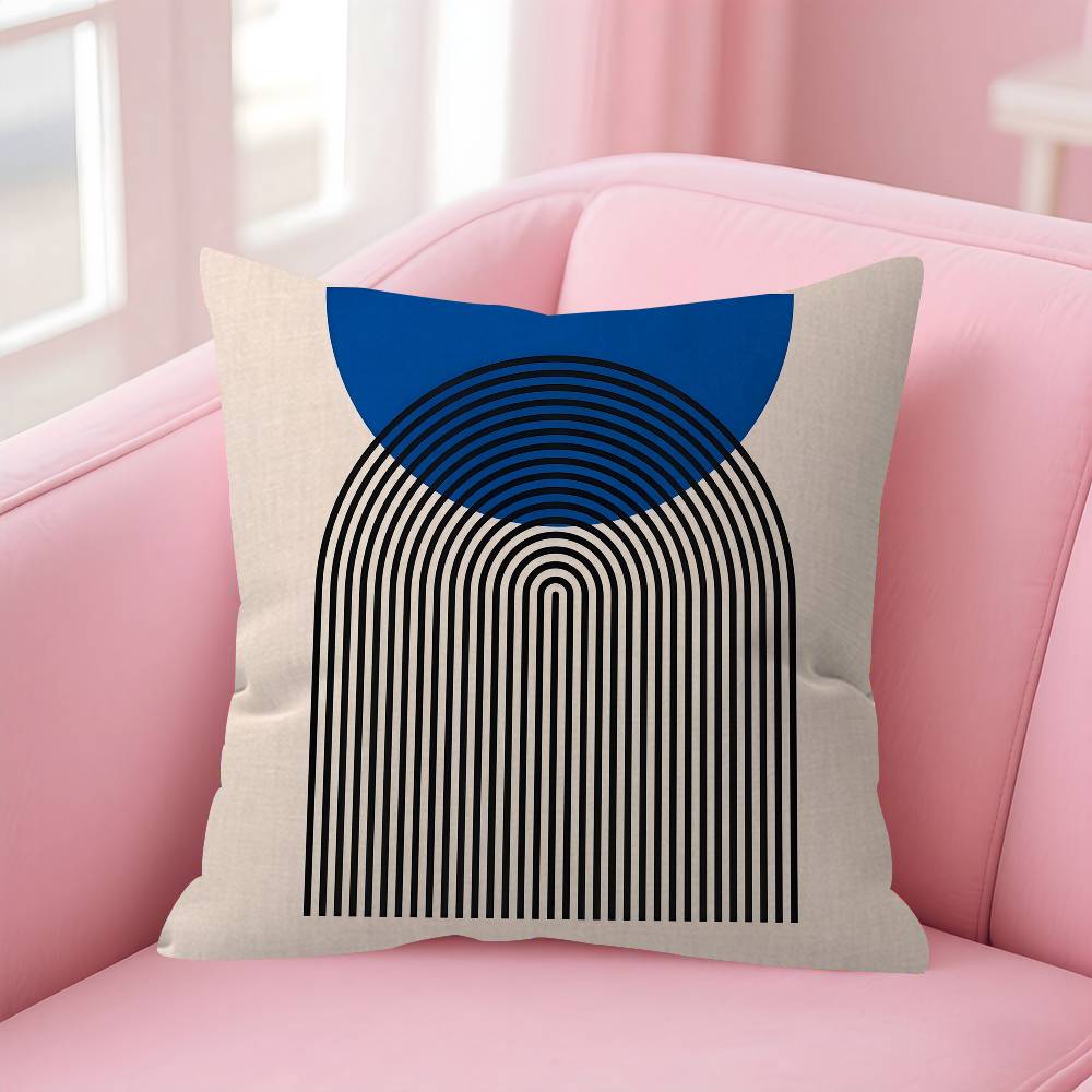 Abstract Bauhaus Style Geometric Picture Cushion Cover Car Throw Pillow Case For Sofa Car Christmas Gift