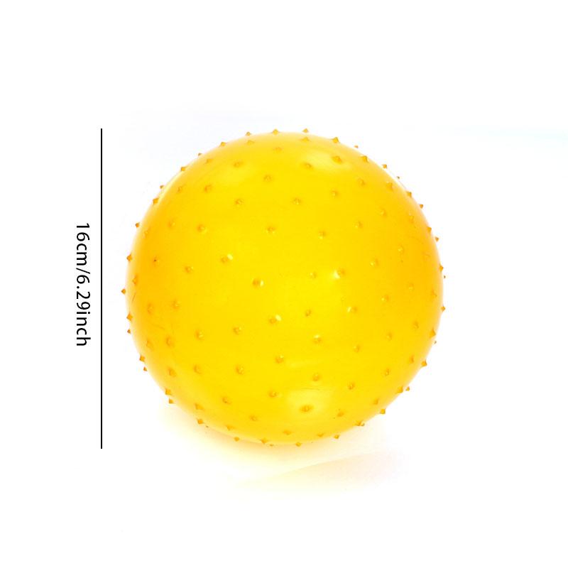 1-5pcs 16cm Fun Games Kids Inflatable Ball Rubber Toy Baby Cartoon Thorn Large Balloon Developmental Children Massage Toys Balls