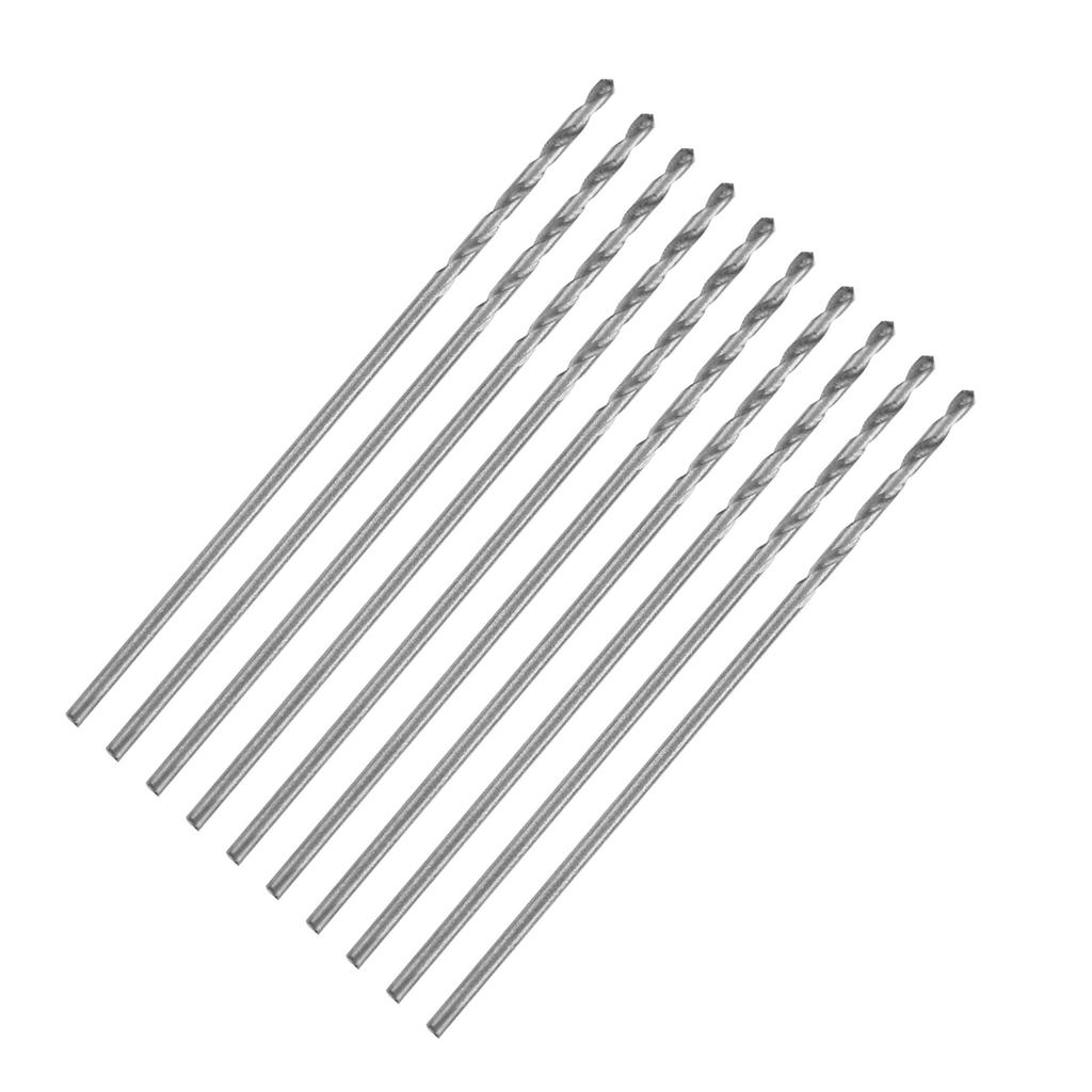 10Pcs Twist Drill Bit Small Straight Shank Pearl Drilling Machine Tools Hardware 0.75mm