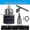 FURONGHUA Electric Wrench Converter with Drill Chuck and Socket Adapter