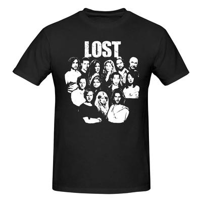 Lost Movie Horror T Shirt O-Neck Cotton Custom Short Sleeve Anime Shirt
