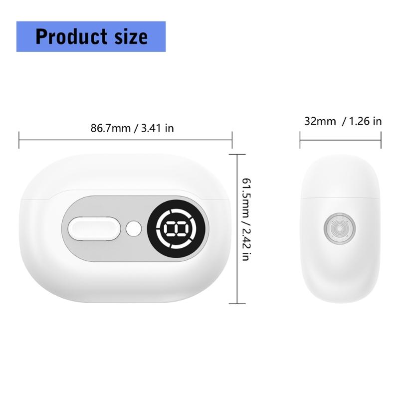 Nail Trimmer Rechargeable Electric Nail Cutter Safe And Quiet Operate Precise Trimming And Polishing For Adults And Kids