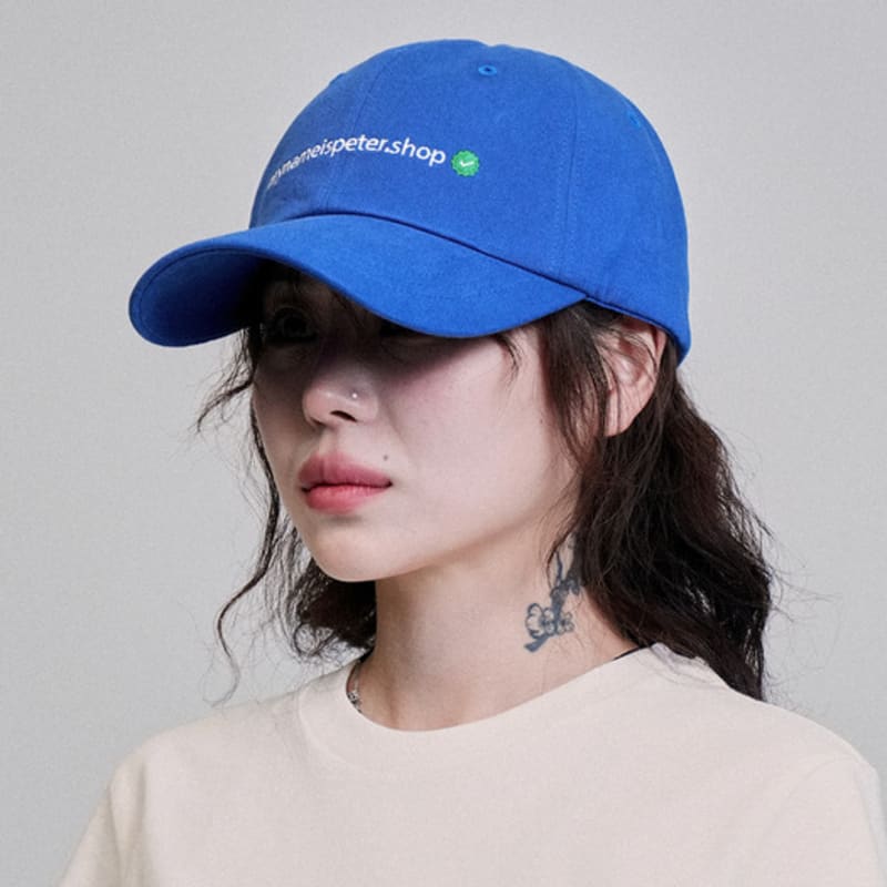 

MY NAME IS PETER PETER.SHOP BALL CAP - BLUE OS