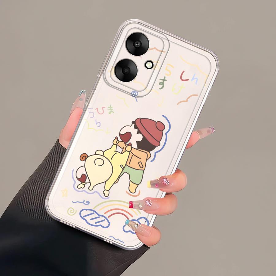Case for Xiaomi Mi 11 Lite 11T Pro Soft Phone Cover Cartoon Himawari Shin