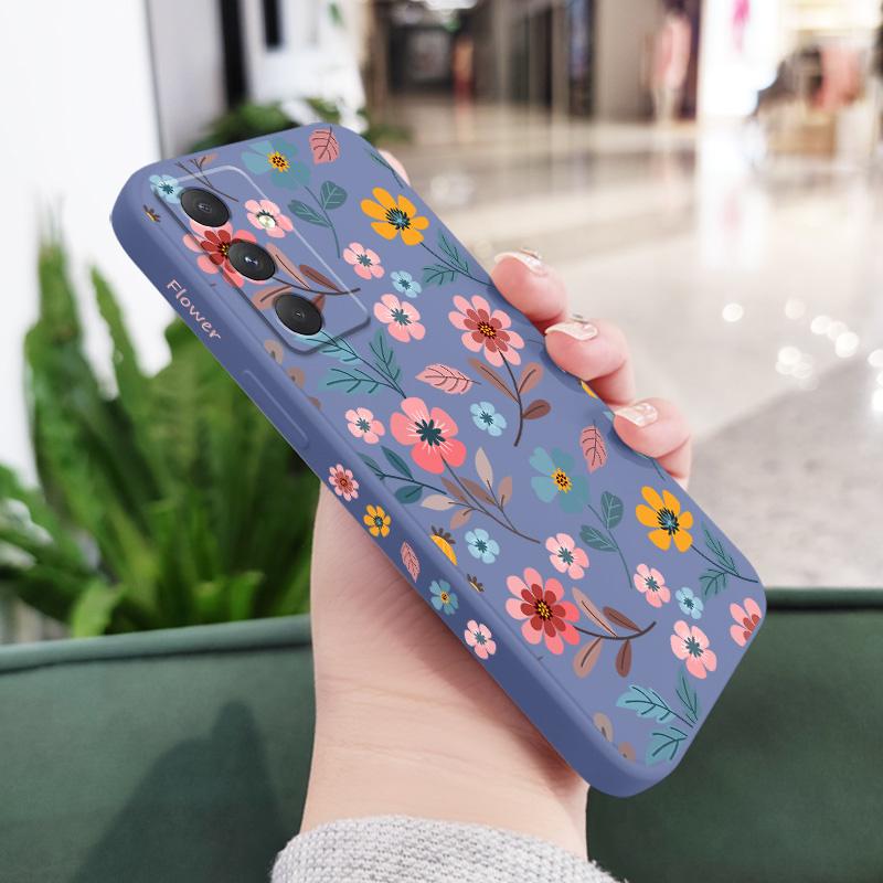 Flowerstalk Flower Phone Case For Samsung Galaxy A17 A07 A56 A36 A26 A16 A06 A55 A35 A25 A15 A05 A54 A34 A24 A14 A04 Silicone Co