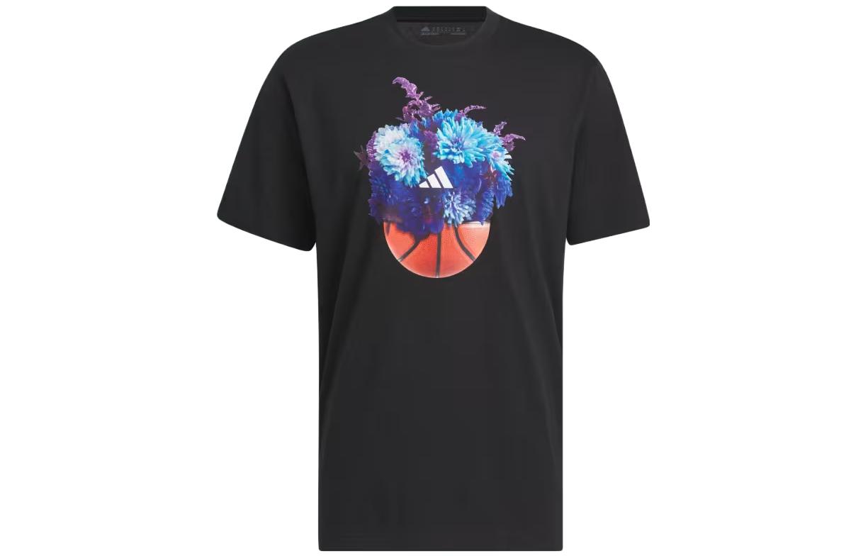 Adidas Floral Hoops Graphic Tee IN6370 L