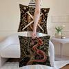 Vintage Medieval Unicorn Art Cushion Cover Pillowcase Short Plush Invisible Zipper Room Sofa Cushion Cover