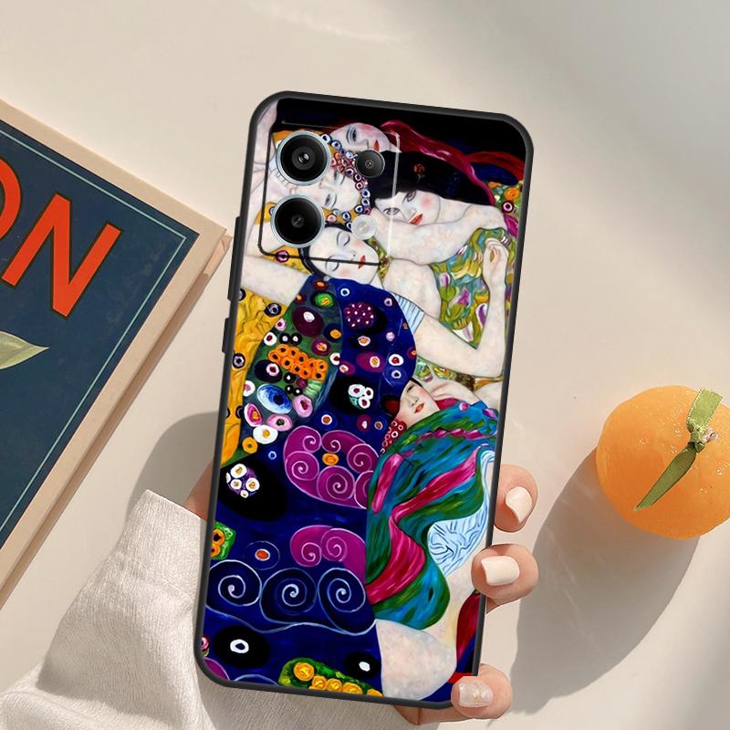 Kiss by Gustav Klimt Funda For Xiaomi Redmi Note 9 10 11 12 13 14 Pro 9S 10S 11S 12S Redmi 13C 10C 12C 14C Case