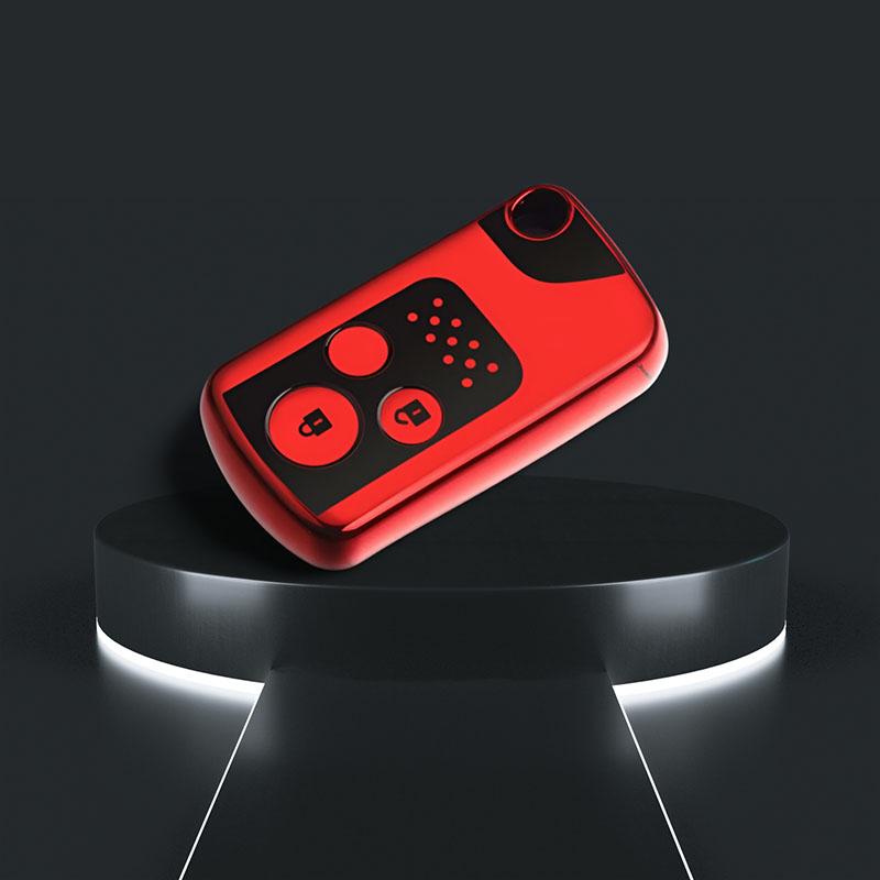 2/3 Tasten Schalenhalter für Honda CRV Fit Shuttle Fried Freed Spike StepWGN RG1 Spada CRZ TPU Auto Schlüsselanhänger Etui Abdeckung Schutz