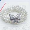 Mei Women's Pearl Waist Chain - Perfect for Dresses, Summer Casual Style, Rhinestone Embellished, Elastic Waistband