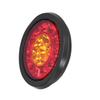 12 24V 16LED Round Taillight Red Yellow Light Color Turn Signal for Trailer Trucks Caravan RV
