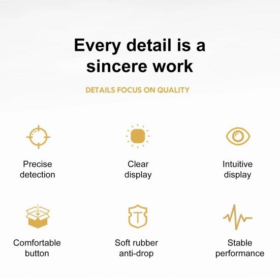 7-in-1 Electric Detector LCD Screen High Accuracy Sound Alarm Compact