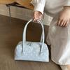 Yogodlns New Large Capacity Shoulder Bags Zipper Polka Dot Bowling Underarm Bags For Women Minimalist Shopper Handbag