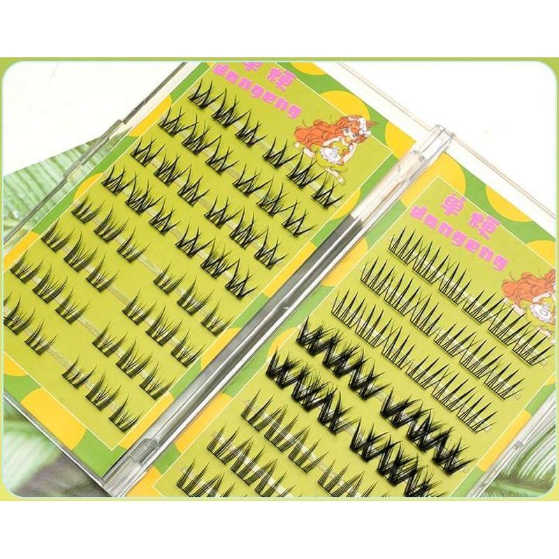 Lactacia - Natural Wispy Cluster Glue-Free False Eyelashes