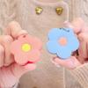 Creative Flower Keychain Soft Access Card Holder Mini Flower Key Cover Cap  Girls
