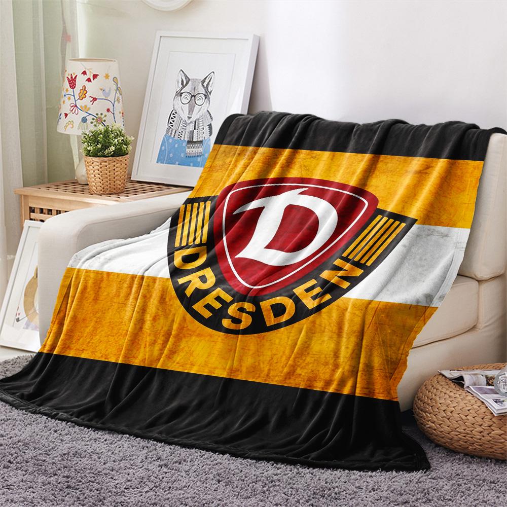 Coperta in Flanella con Stampa Dynamo Dresden, Alta qualità Confortevole per Tutte le Stagioni, Arredamento per la Casa, Calore e Comfort