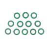 12Pcs Piezo Injector Solenoid Valve Seal Rubber Rings Washer Repair Kits For Return Oil Backflow Pipe Connector Small O-Ring