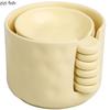 Ceramic Dipping Dish Hot Pot Seasoning Dish Sets Condiment Dishes Snack Plate Fruit Bowl Tasting Plate Sauce Tray Dessert Plates