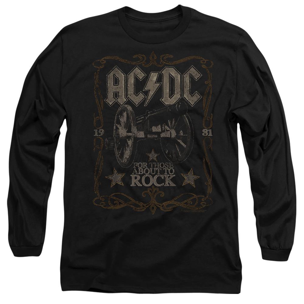AC/DC Unisex Adult Rock Label T-Shirt