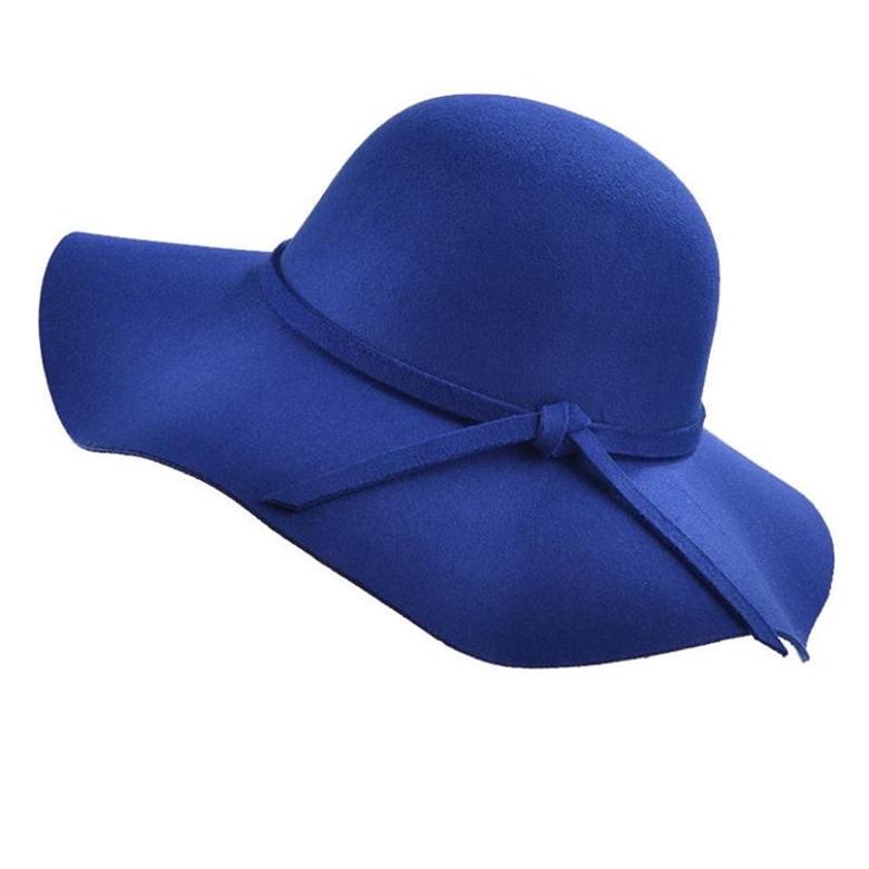 Autumn Woolen Hat Casual Women Sun Hats 