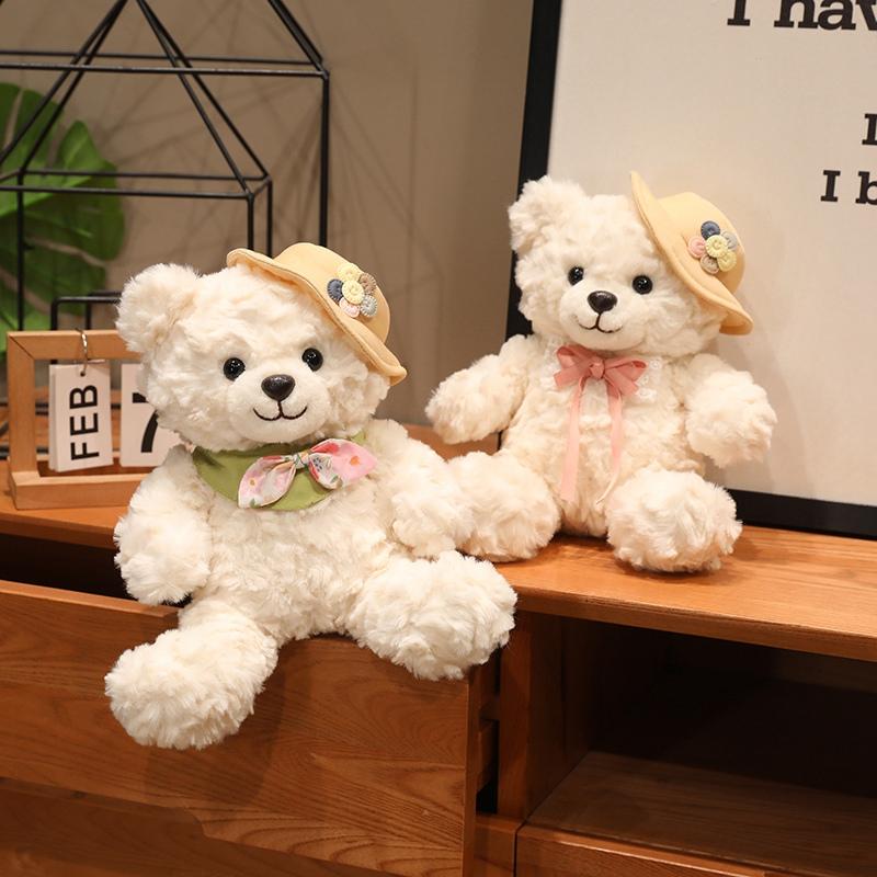 Bear Plush Toys Dressing Bear Stuffed Doll 25Cm Kawaii Toys Hobbies Collection Adorably Home Decor Dolls Kids Birthday Gifts