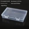 Rectangular Transparent PP Plastic Storage Box for Stationery, Cards, Hardware, Jewelry, and Fishing Gear