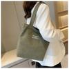 Women Canvas Tote Casual Shoulder Work Bag Large Capacity Top Handle Bag Multifunction Big Shopping Handbag