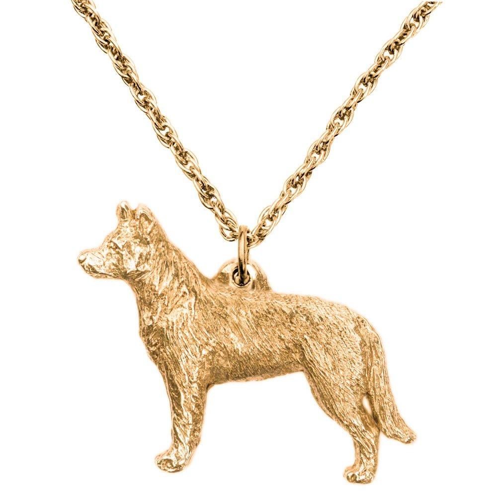 Beauslon British-made Art Dog Pendant Necklace Collection