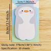 Vibrant Cartoon Animal Sticky Notes Pad - Colorful, Adorable, and Fun Stationery for Students, Teachers, and Office Use - Perfect for Note-Taking, J