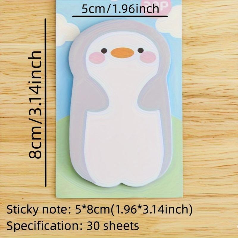 

Vibrant Cartoon Animal Sticky Notes Pad - Colorful, Adorable, and Fun Stationery for Students, Teachers, and Office Use - Perfect for Note-Taking, J