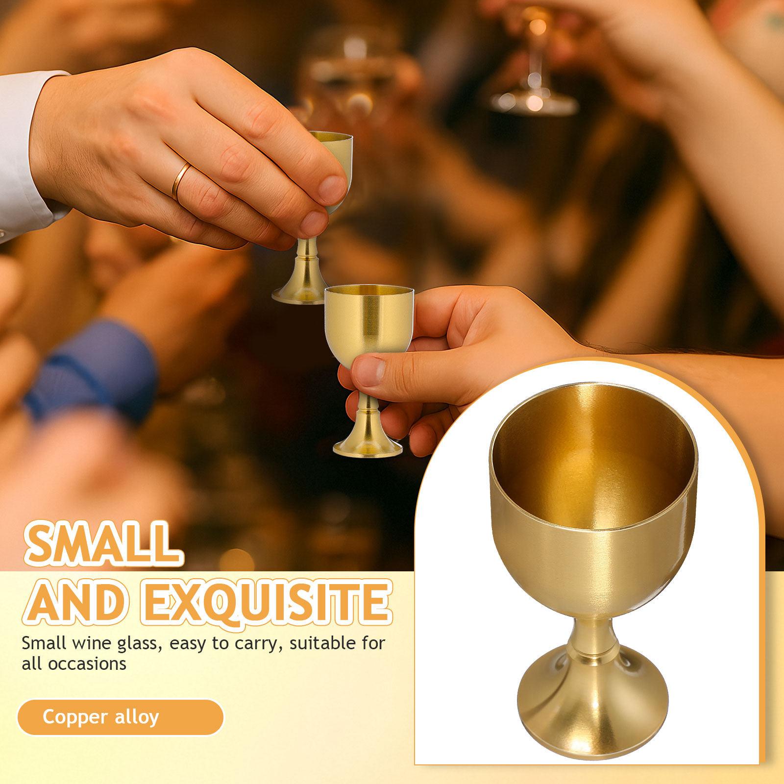 2pcs Brass Glass Elegant Offering Cup Decorative Tabletop Holy Copper Buddhism Ritual Water Vessel Multi China Mainland