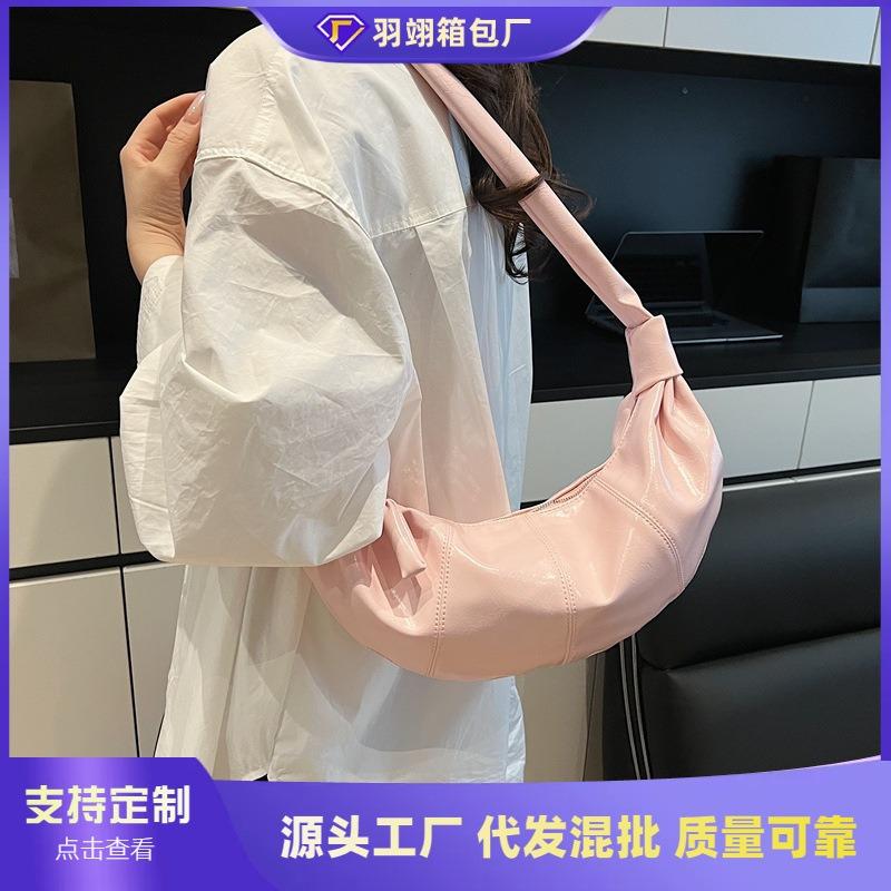 Large Capacity Bag Women's New Summer Versatile Shoulder Armpit Bag Popular Dumpling Bag