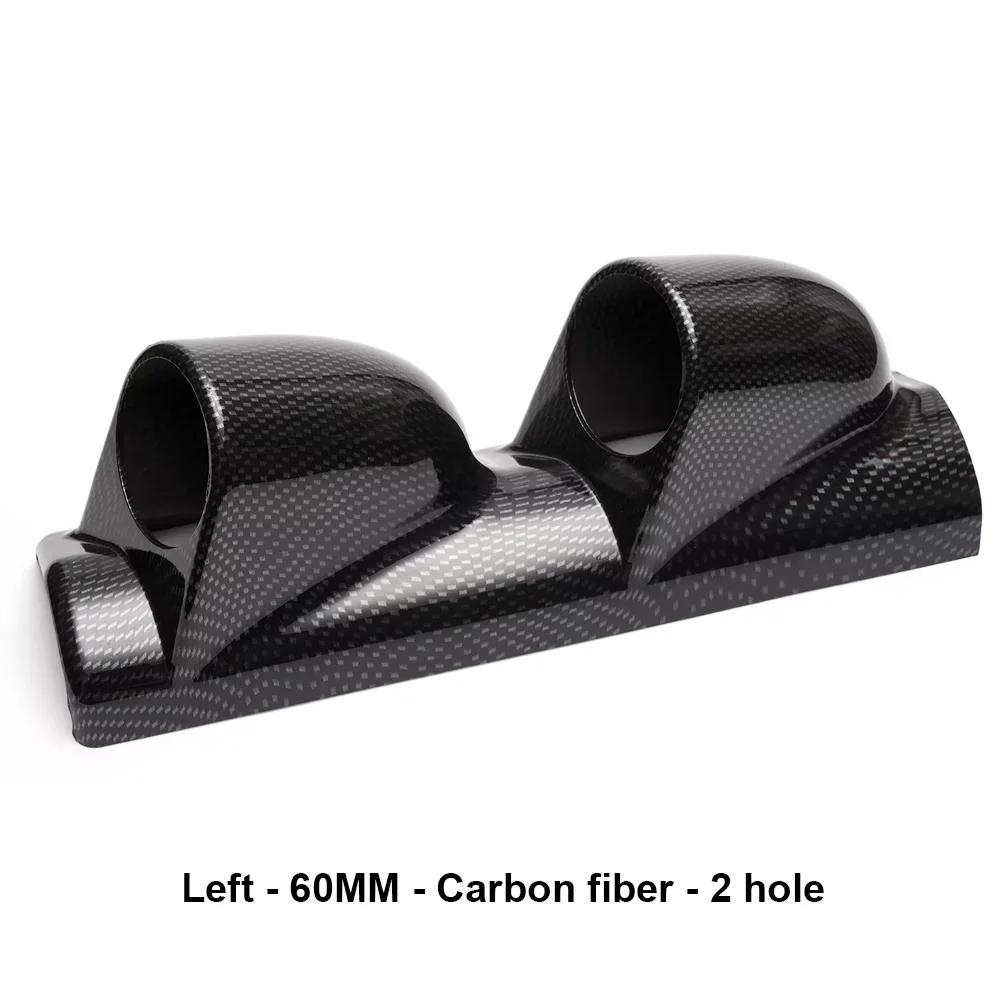 Black Single/Double /Triple Left/Right Hand Drive Car Meters Holder 60mm A-Pillar Gauge Pod 2" 52mm Car Gauge Pod Universal