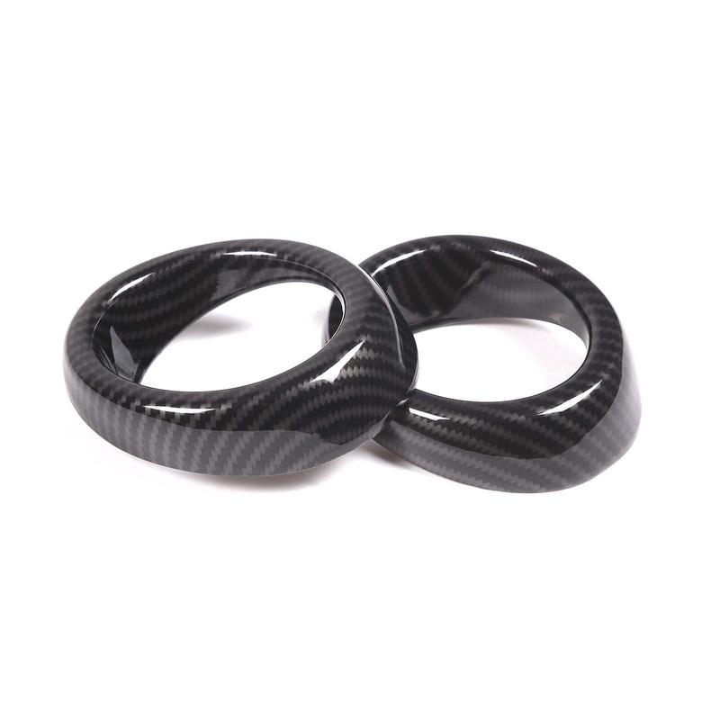 For 2009-2013 Infiniti G25 G35 G37 ABS Car Front Fog Light Ring Cover Bezel Trim Sticker Auto Exterior Accessories