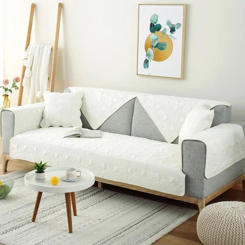 

Thicken Cotton Warm Sofa Cover Bubble Velvet Anti-slip Plush Seat Cover Skin-friendly L-shape Couch Covers 70x70cm 1pc