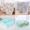 Quilt Printing Flower Cotton Summer Bedding With Breathable Fabric For Bedroom