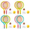 Kids Badminton Rackets Set Lightweight Children Tennis Badminton Toy Children Tennis Racquets With Balls For Family Game