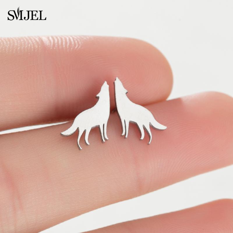 

Fashion Genshin Impact Earring Stainless Steel Hydro Dendro Anemo Electro Cryo Pirate Earrings For Women Cosplay Ear StJewelry Rose Gold Color