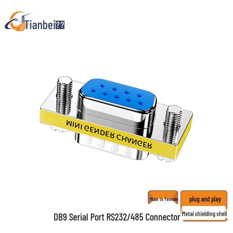 Разъемы Tianbei RS232 Serial и VGA Video